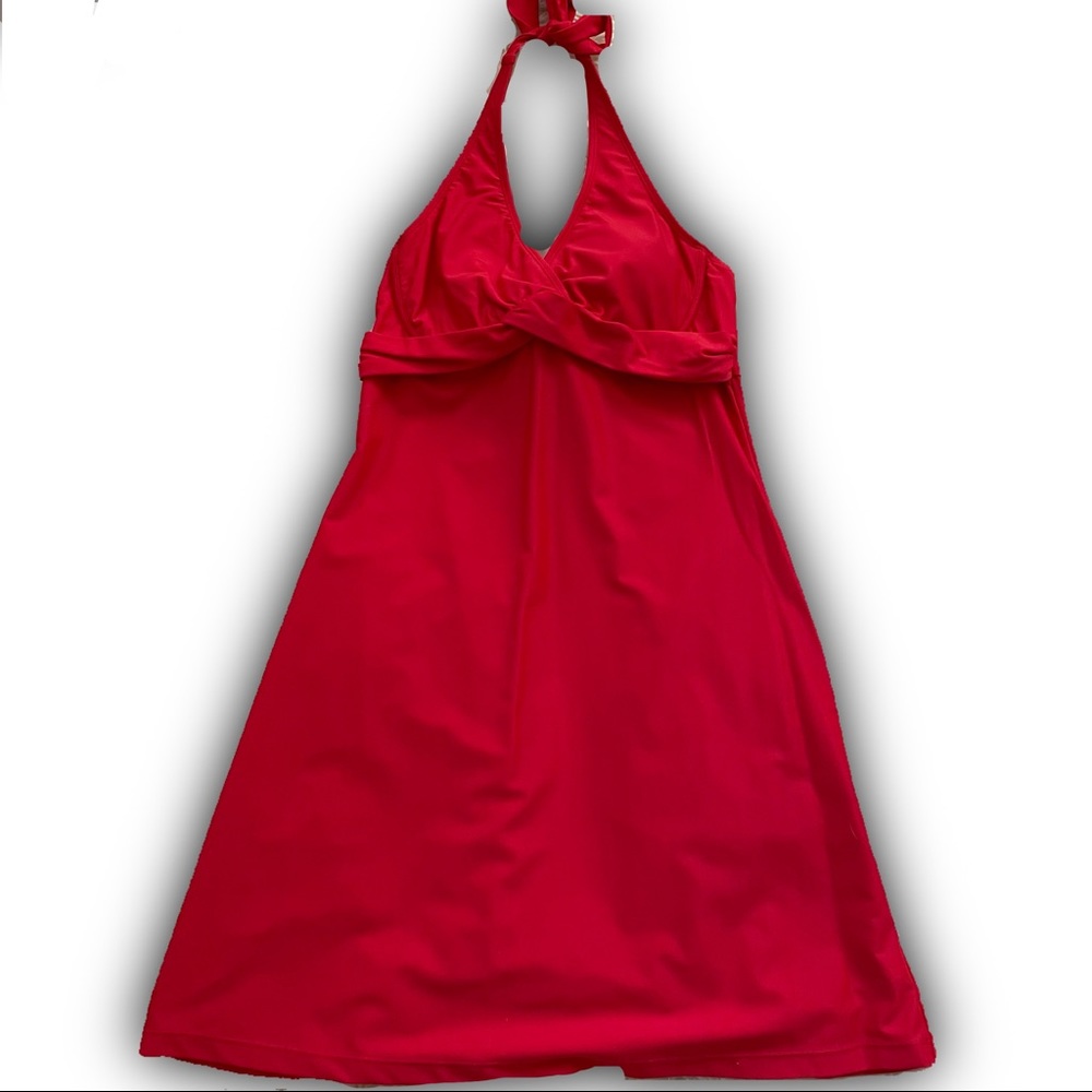 Athleta red dress size S, cup size 34 B/C